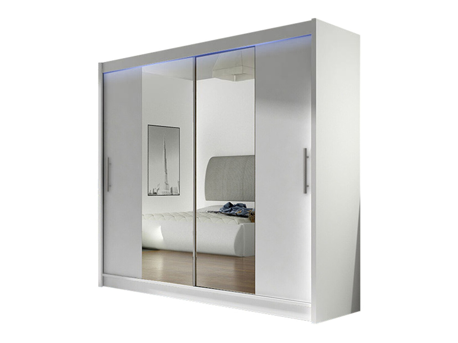 Гардероб Closico Pallor II (Бял)