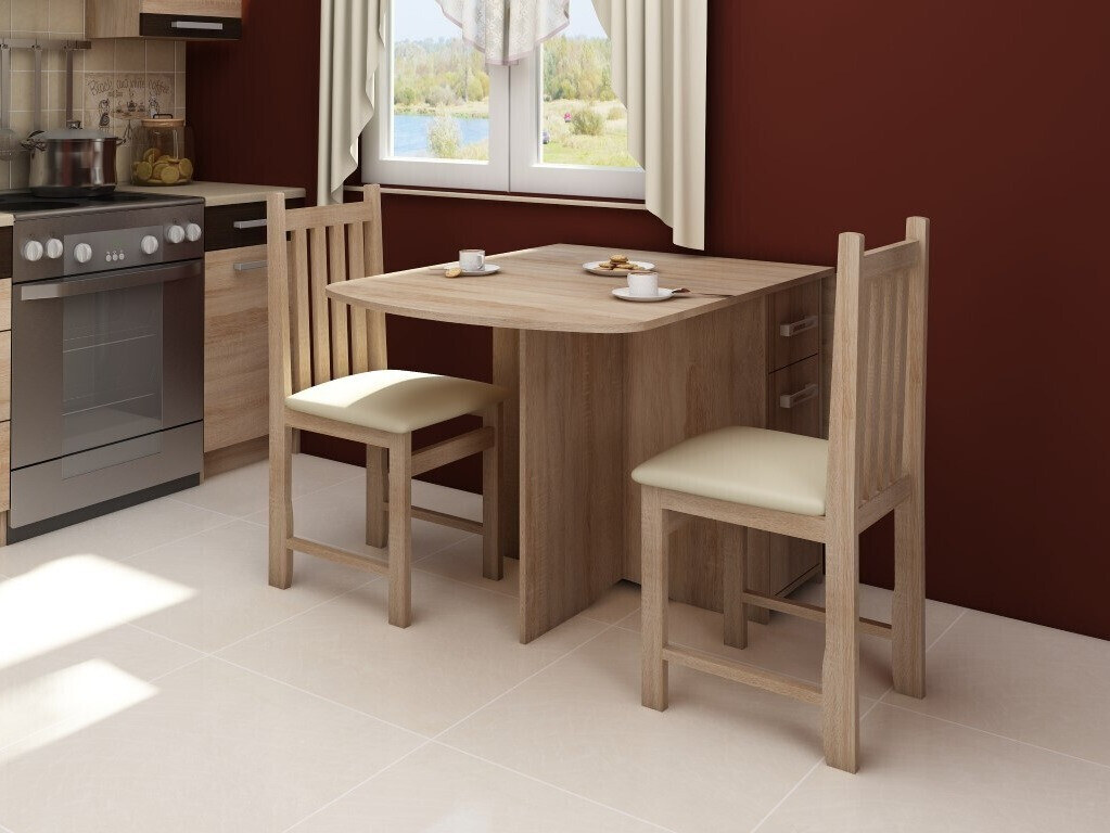 Сгъваема маса Gilroy 105 (Сонома дъб)