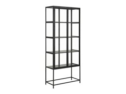 Етажерка Norsica Sevferi 142 (Черна пепел + Черен)