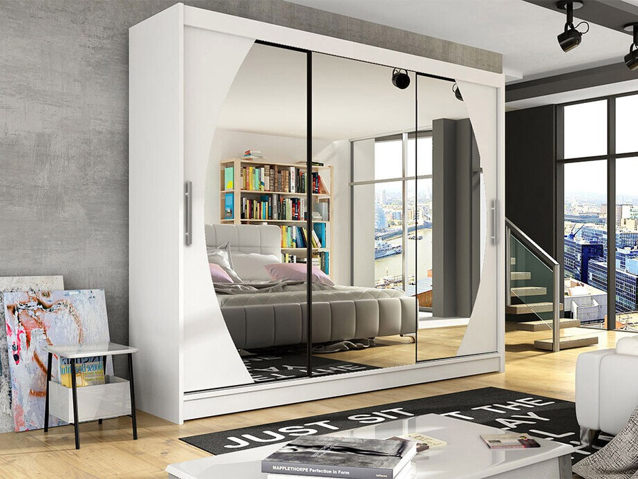 Гардероб Closico 130 (Бял)