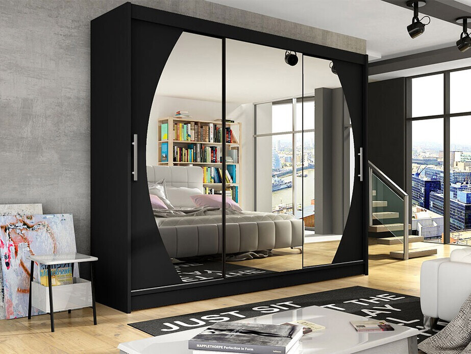 Гардероб Closico 130 (Черен)