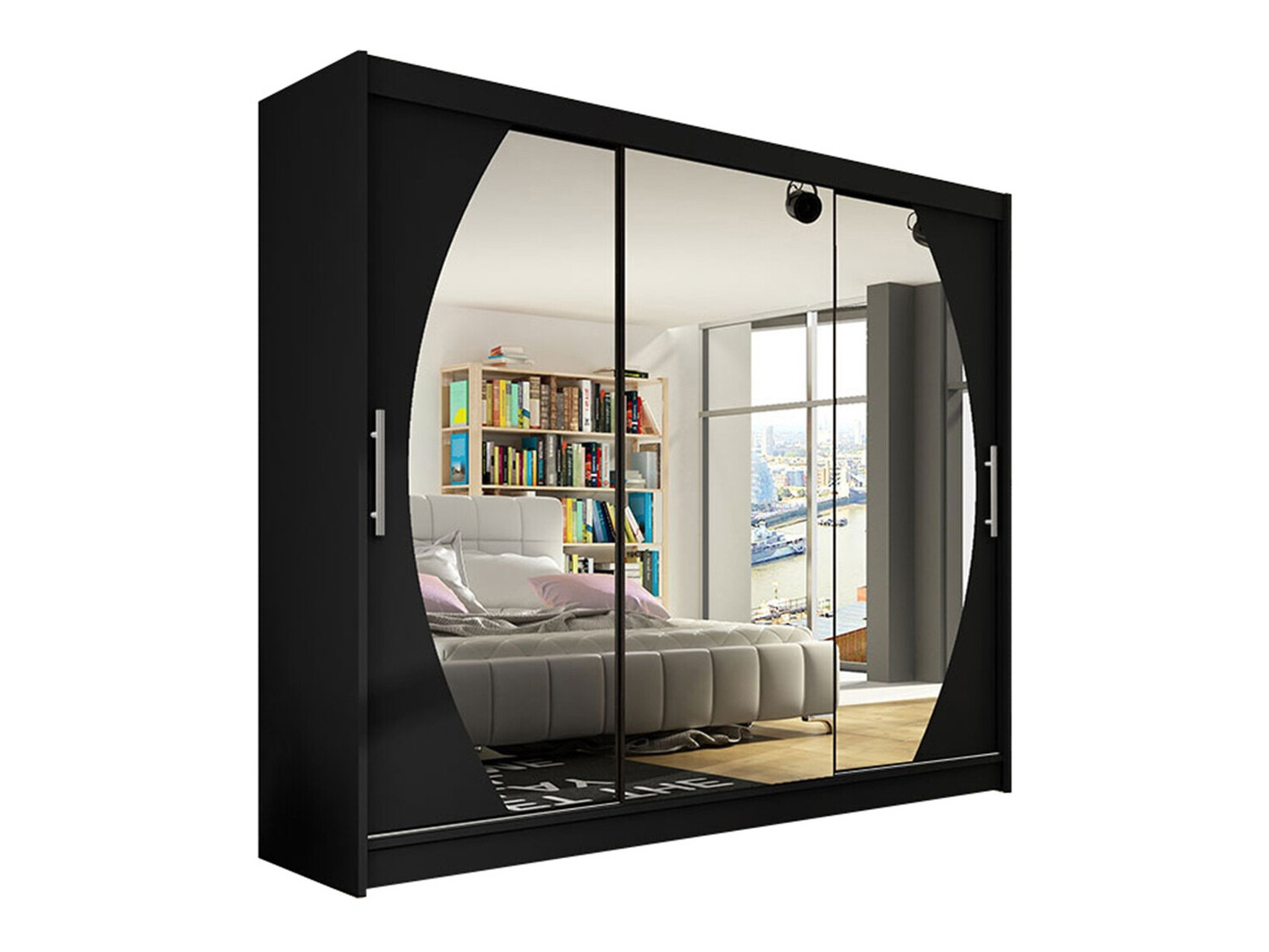 Гардероб Closico Ordo V (Черен)