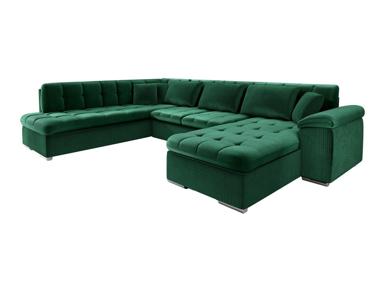 Ъглов диван Comfivo Gemma V (Magic Velvet 2225-151 + Venus Velvet 2941)