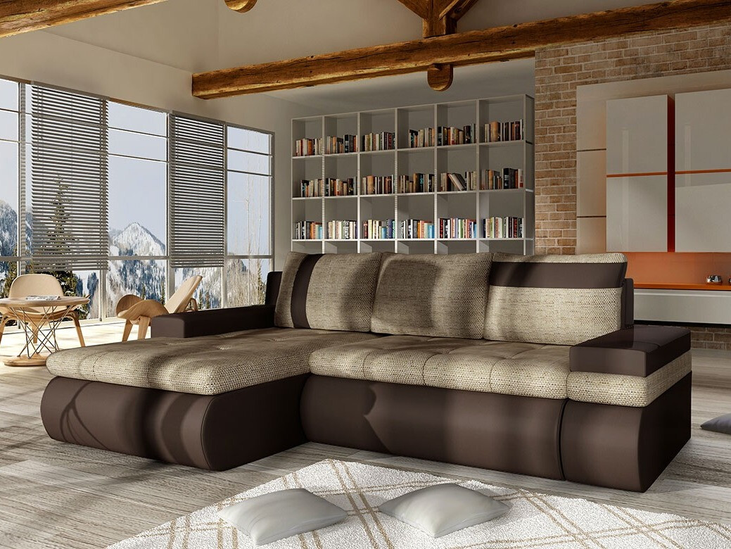 Ъглов диван Temple 101 (Soft 066 + Lawa 02)