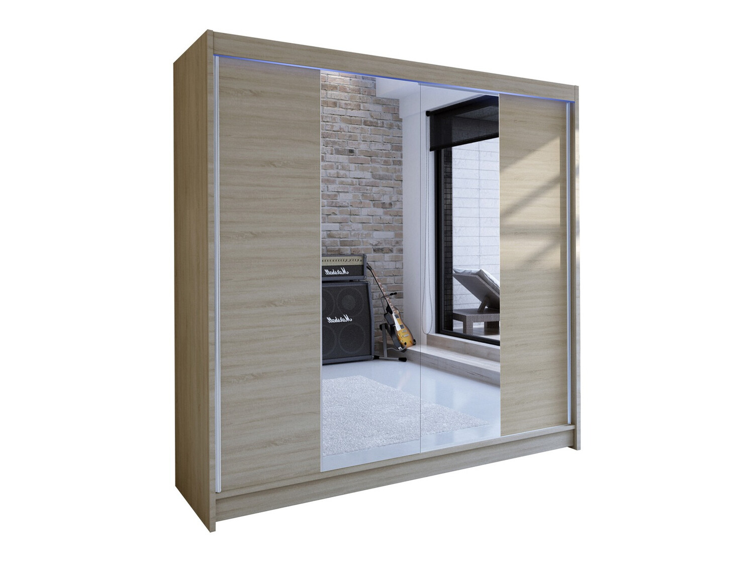 Гардероб Closico Cavaris II (Сонома дъб)