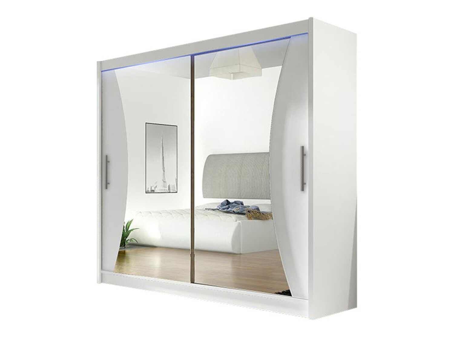 Гардероб Closico Pallor V (Бял)