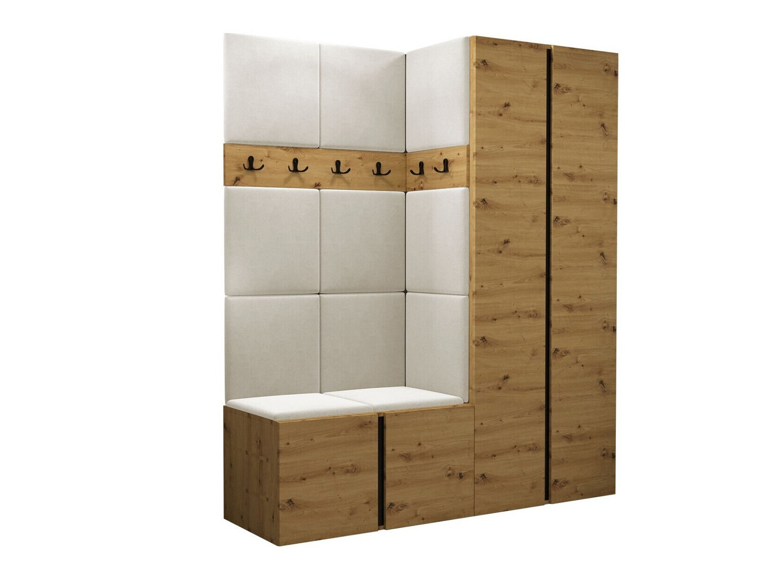 Комплект за антре Pinis III (Artisan дъб)