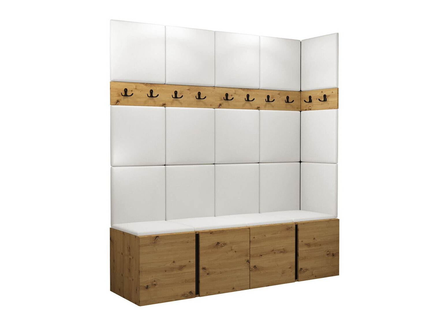 Комплект за антре Pinis II (Artisan дъб)