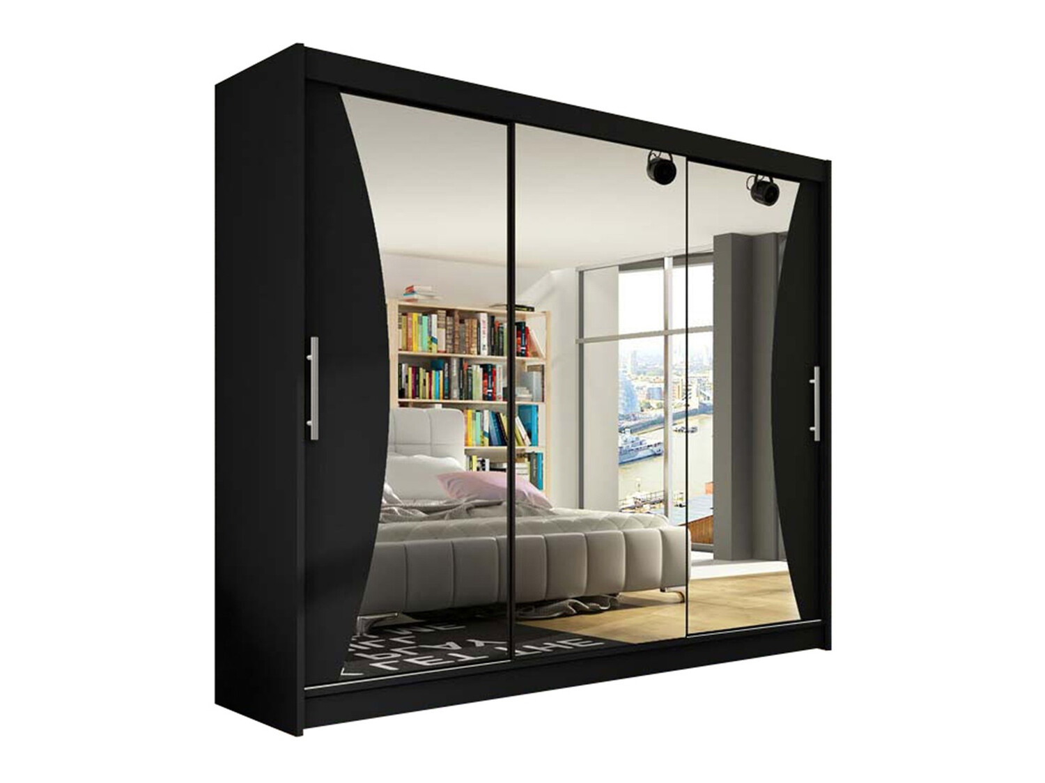 Гардероб Closico Ordo IV (Черен)