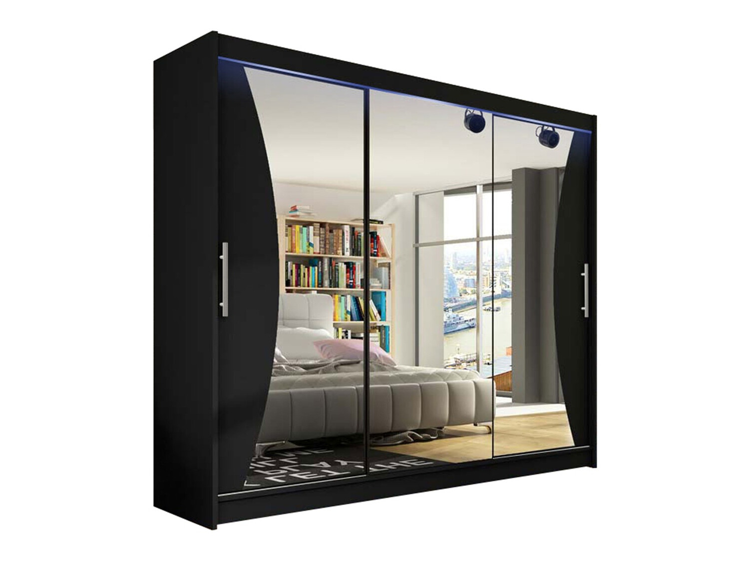 Гардероб Closico Ordo IV (Черен)