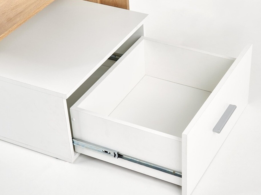 Офис бюро Houston 826 (Бял + Златен дъб)