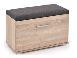 Шкаф за обувки Cirveso 117 (Сонома дъб + Сив)