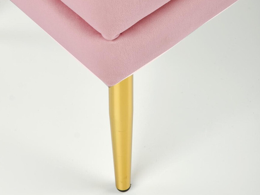 Тапицирана пейка Houston 1255 (Роза + Златно)