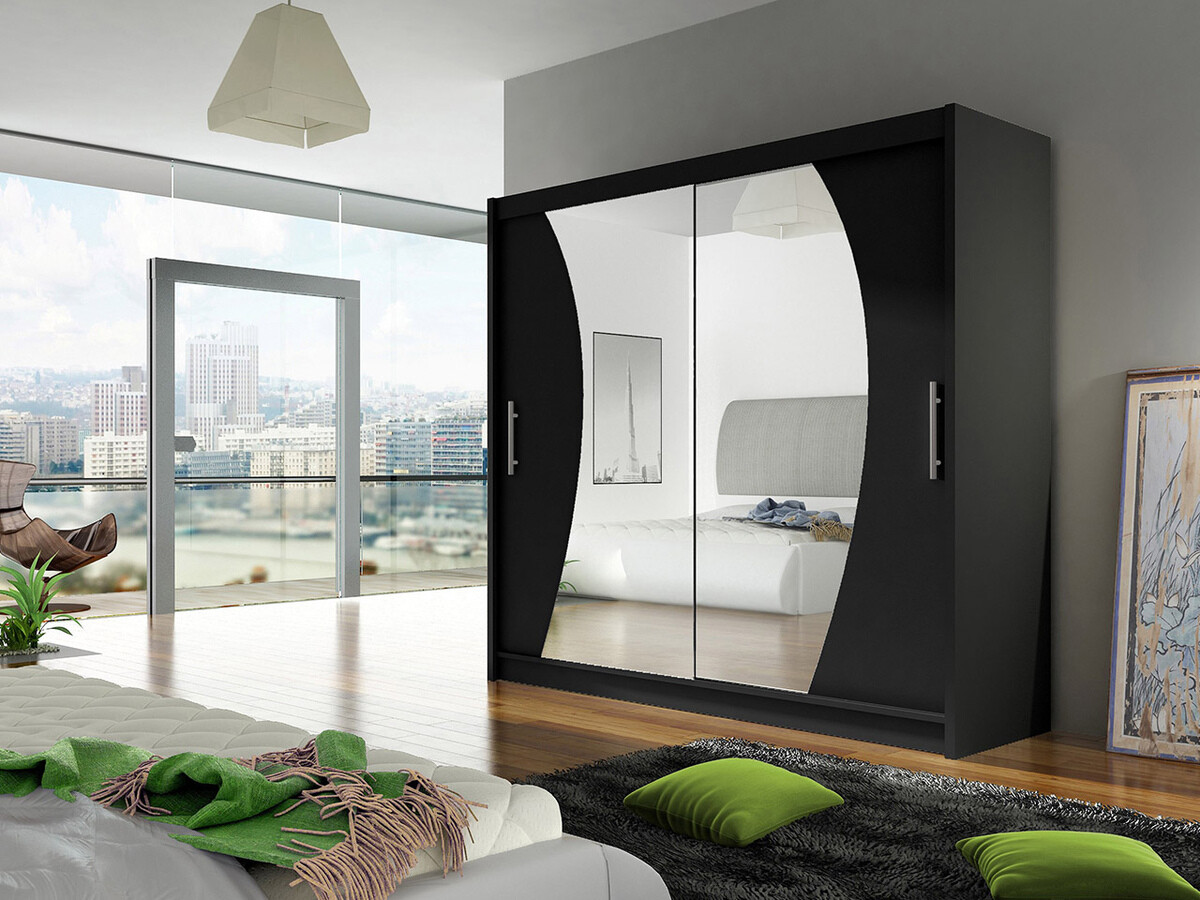 Гардероб Closico 115 (Черен)