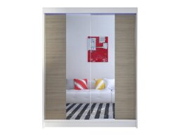 Гардероб Closico 141 (Бял + Сонома дъб)