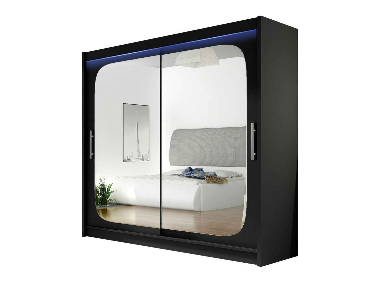 Гардероб Closico Pallor VIII (Черен)