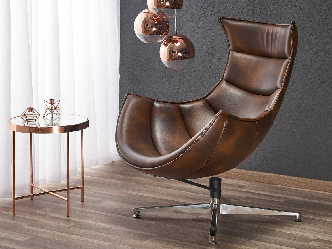 Фотьойл Houston Laetus (Кафяв)