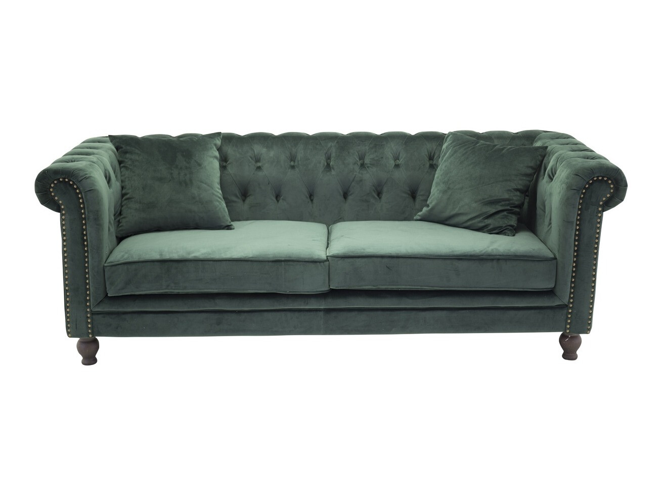 Chesterfield диван Dallas 255 (Зелен)
