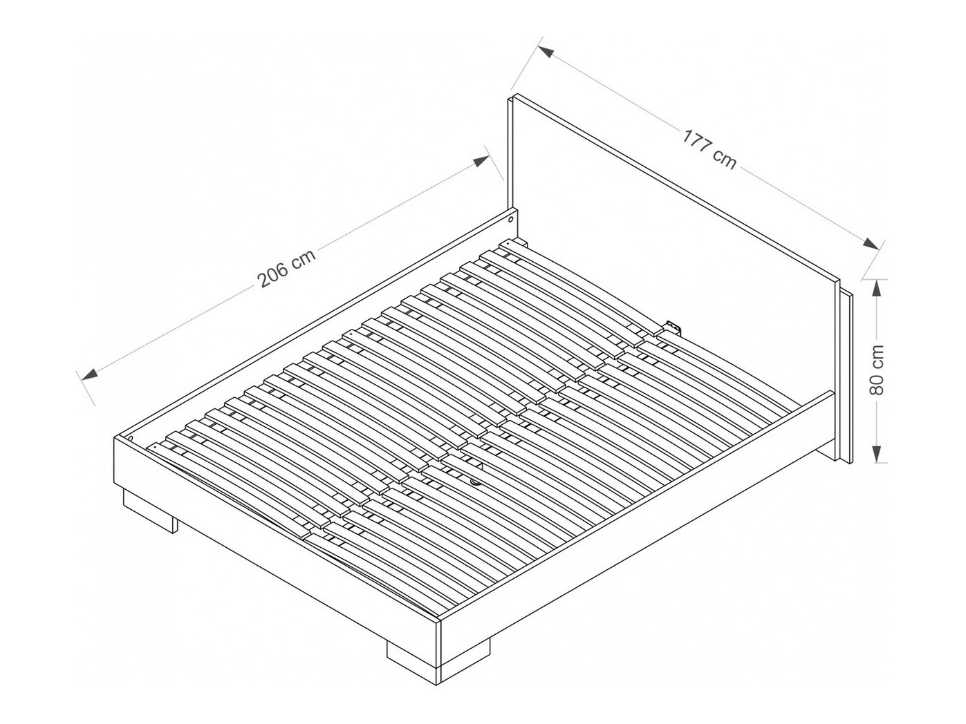 Легло Murrieta 110 (Бял + Блясък Пурпурен)
