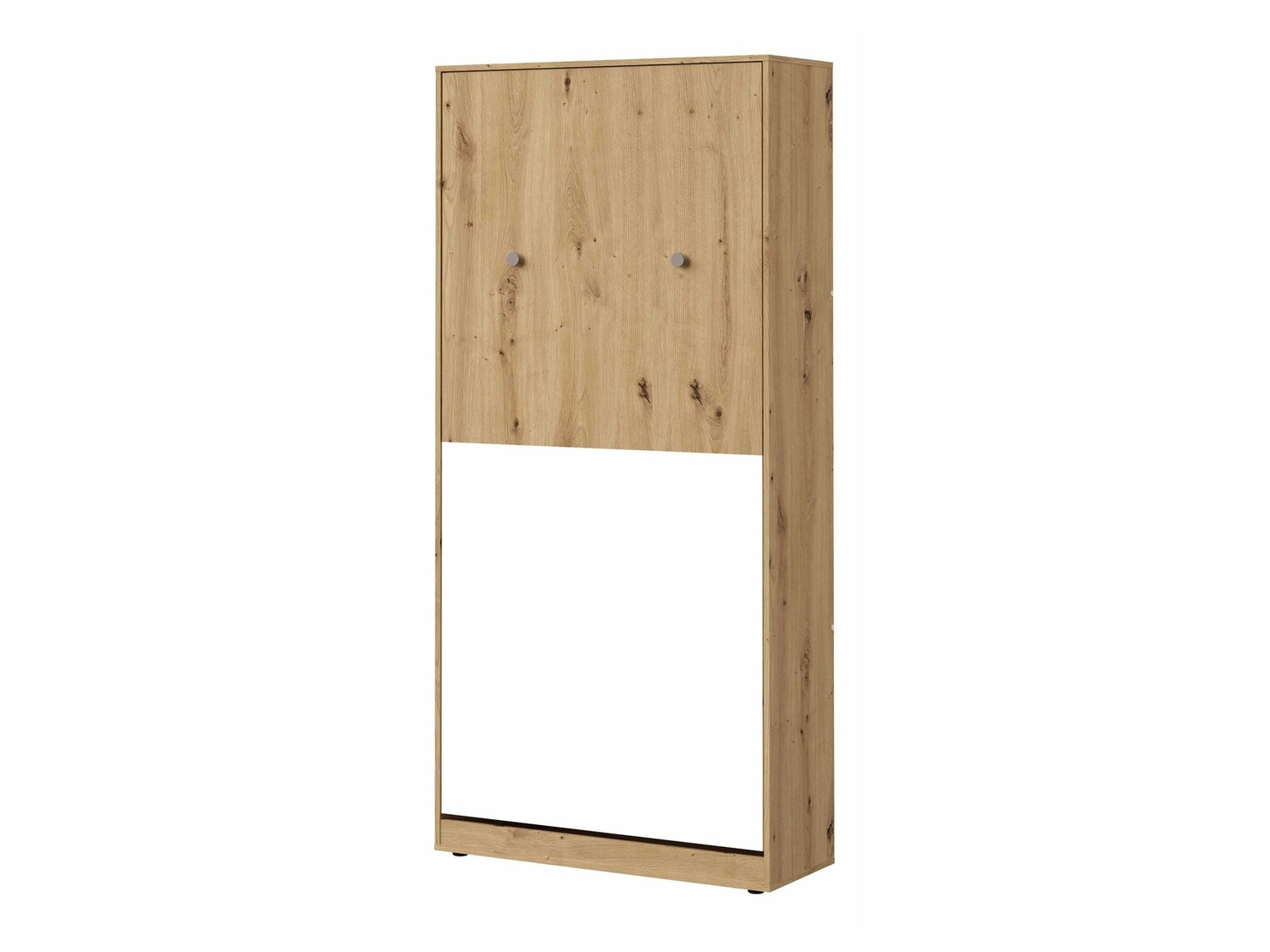 Падащо легло Mirelbu 113 (Artisan дъб + Бял + Сив)