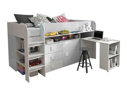 Легло Hartford 190 (Бял + Бял гланц)