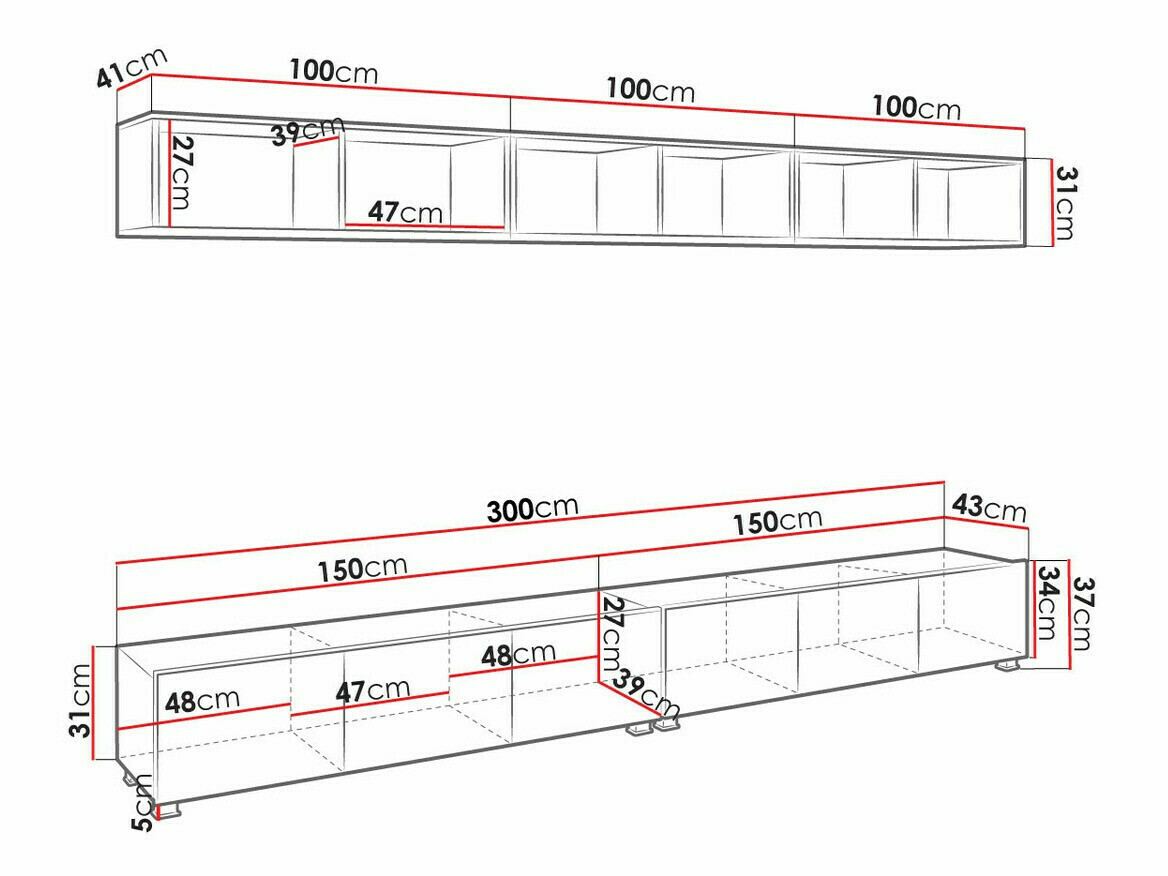 Комплект за хол Remus XXXIII (Черен + Черен гланц + Artisan дъб)