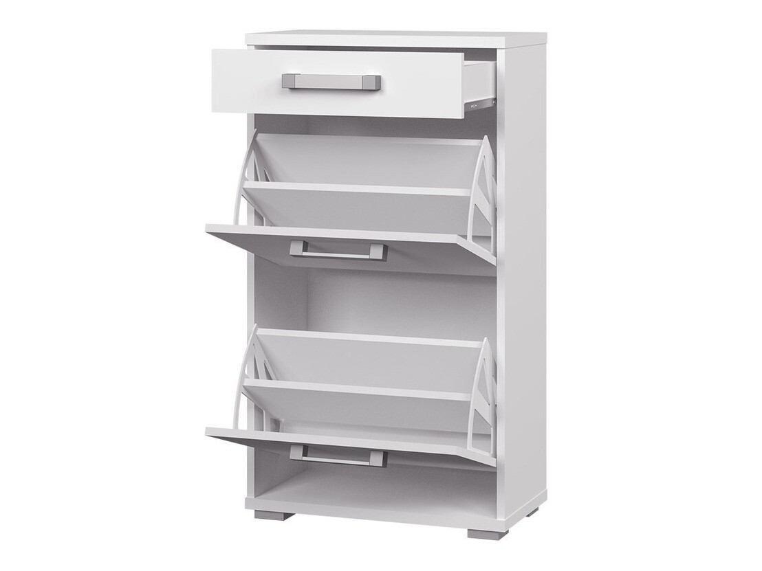 Шкаф за обувки Cirevau 119 (Бял)