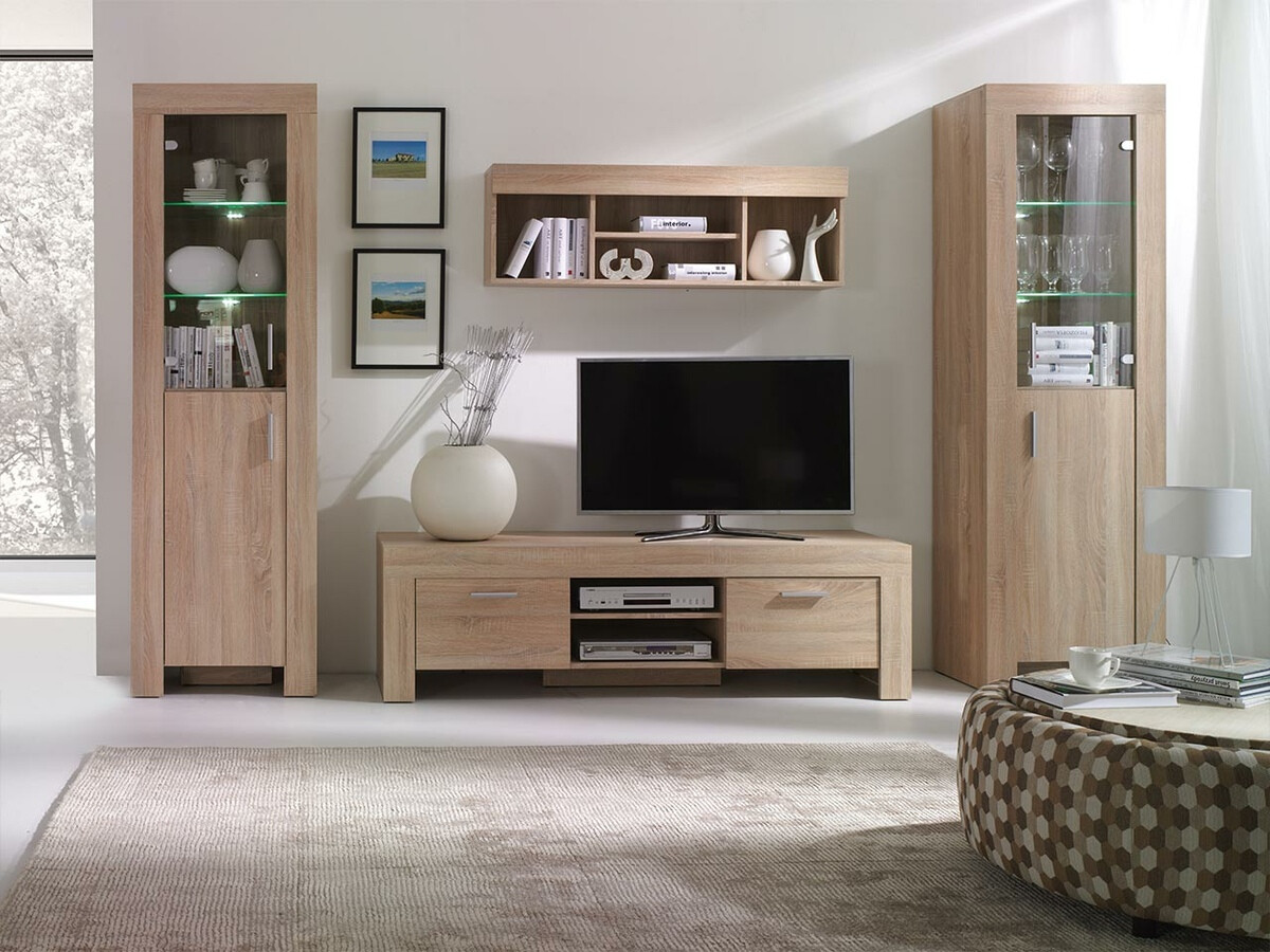 Комплект за хол Melfeli 124 (Сонома дъб)