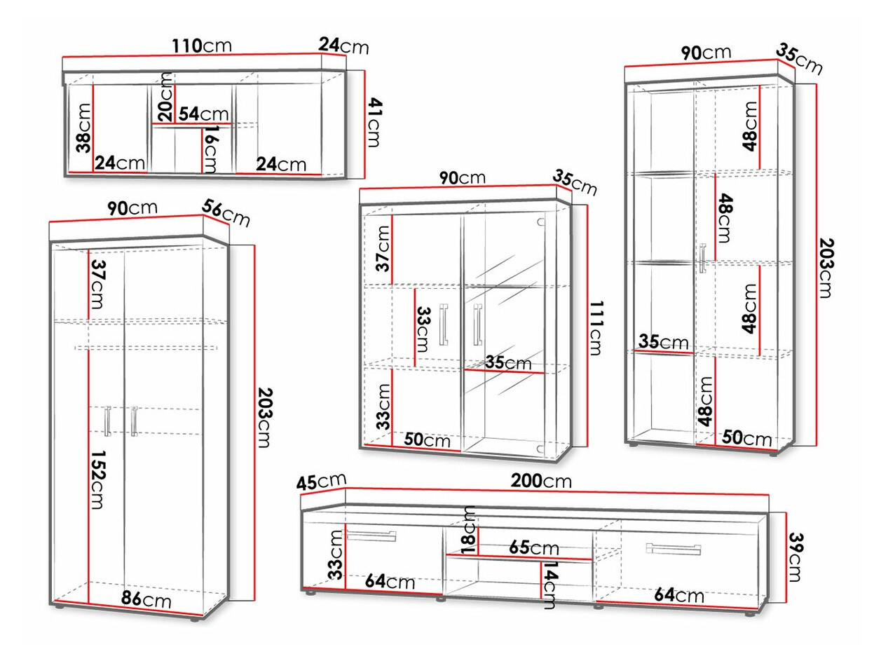 Комплект за хол Cormiru 108 (San marino + сметана)