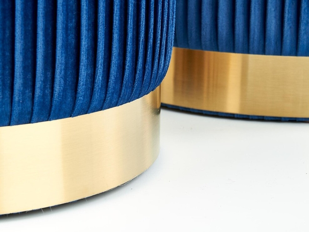 Комплект табуретки Houston 1153 (Тъмно синьо)