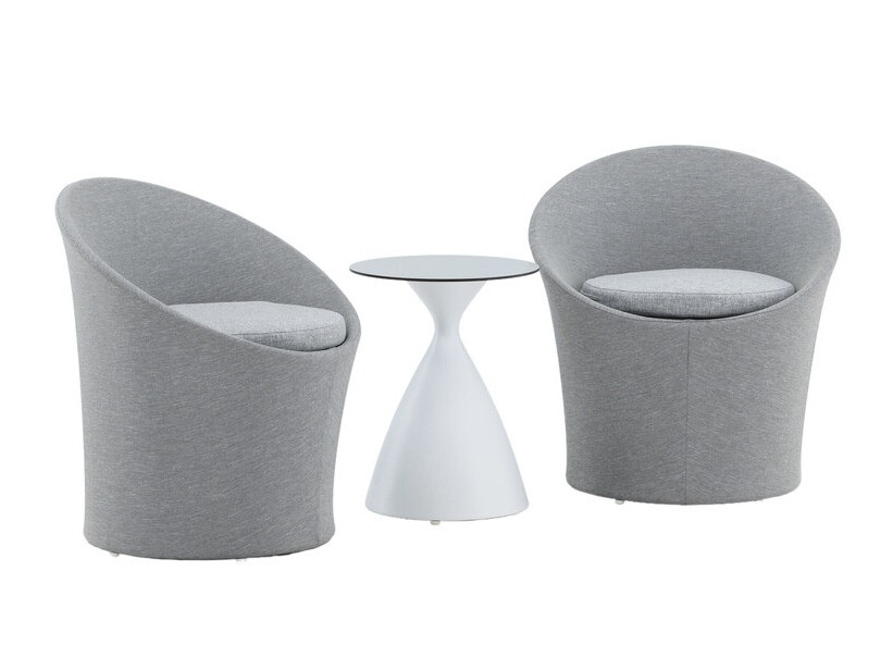 Комплект за балкон Dallas 3118 (Бял + Черен)