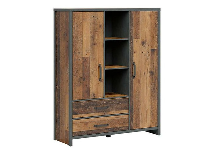 Етажерка Belsera 107 (Кафяв + Matera сив)