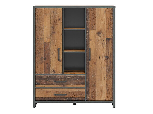 Етажерка Belsera 107 (Кафяв + Matera сив)