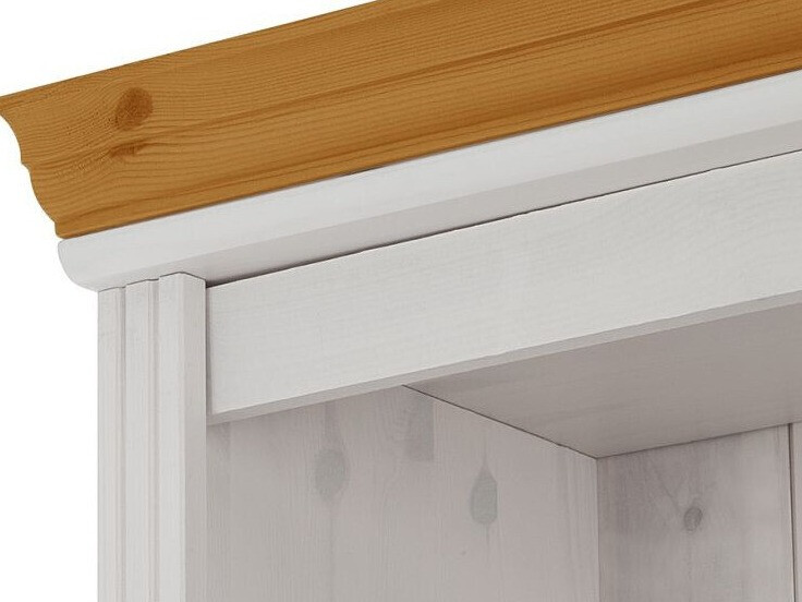 Комплект етажерки Saltoro 126 (Бял + Меден дъб)