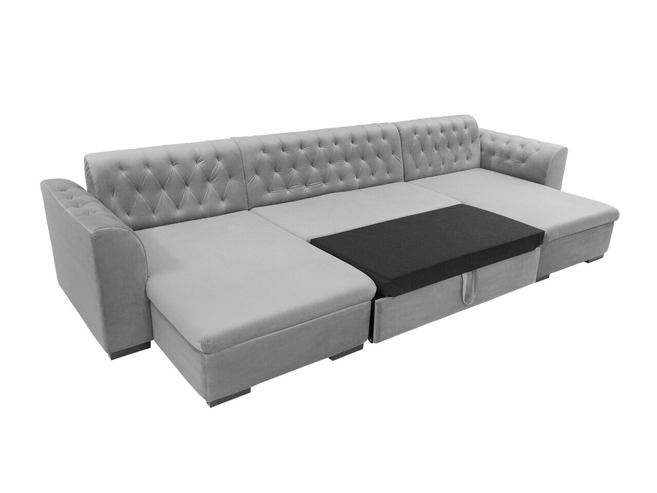 Chesterfield ъглов диван Comfivo 255 (Magic Velvet 2219 + Magic Velvet 2217)