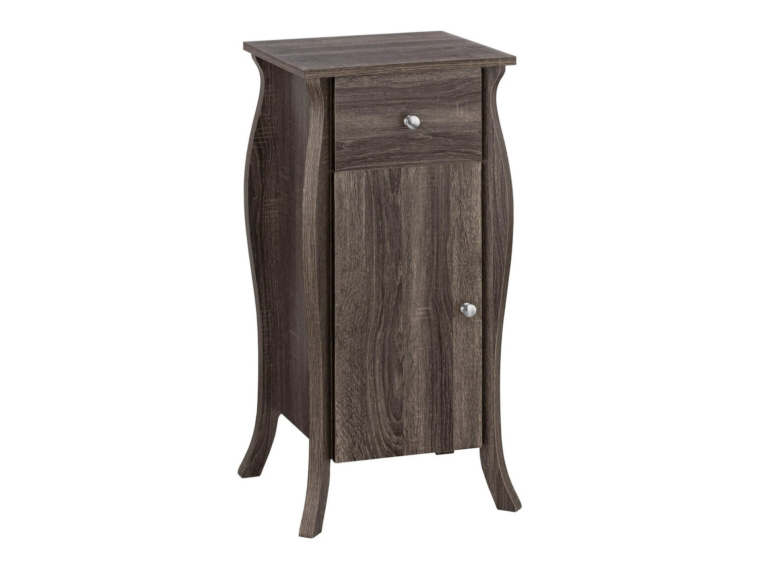 Стоящ шкаф за баня Ophtole 102 (Сив дъб)