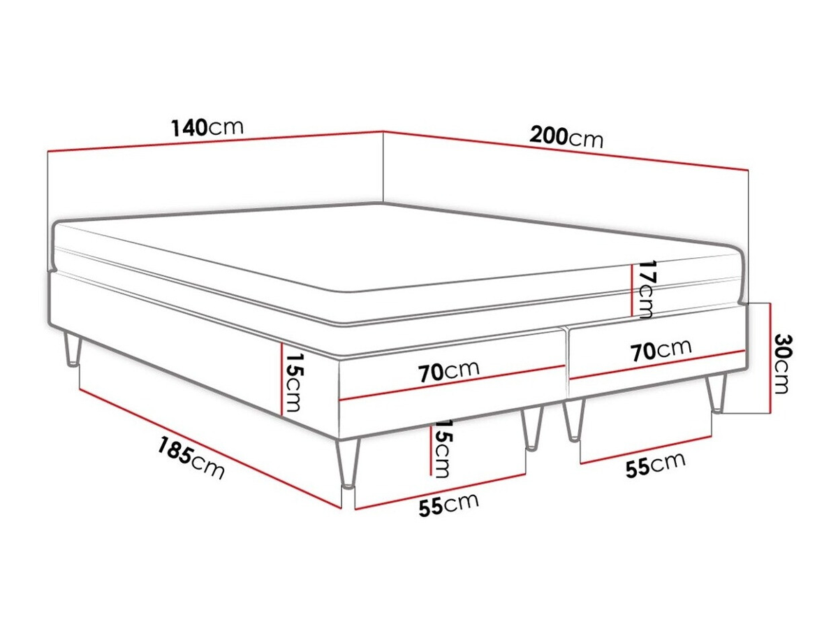 Континентално легло Logan 109 (Manila 02)