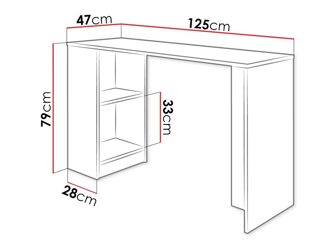 Офис бюро Dover 113 (Сонома дъб)