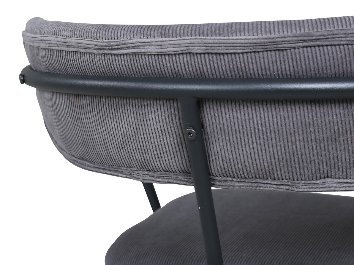 Стол Dallas 1711 (Сив + Черен)