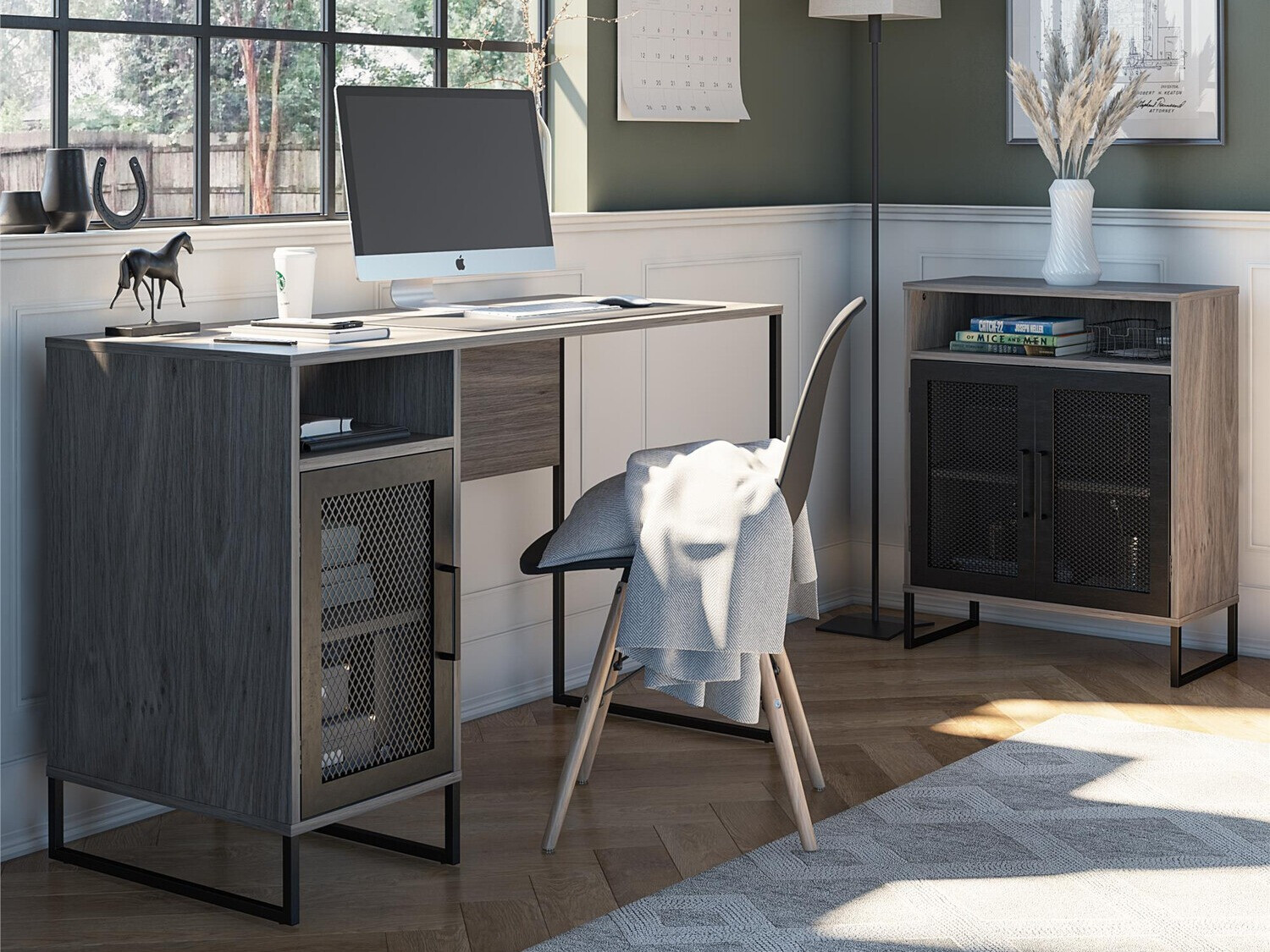 Офис бюро Tulsa 231 (Сив дъб)