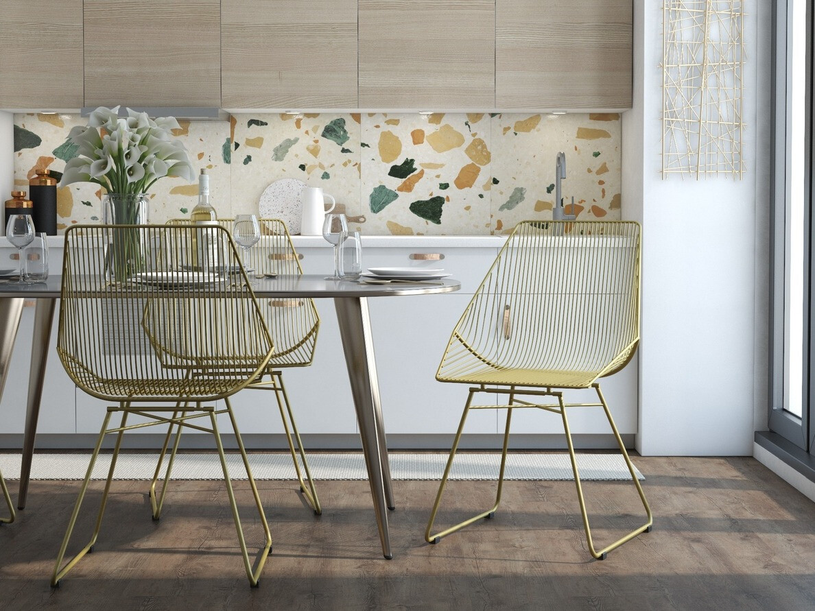 Стол CosmoLiving by Cosmopolitan 115 (Златно)