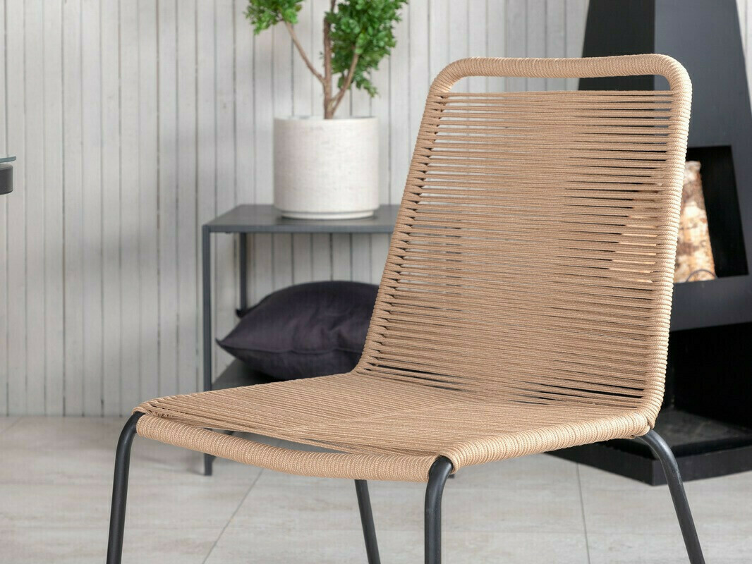 Градински комплект Dallas 2477 (Светлокафяво + Черен)