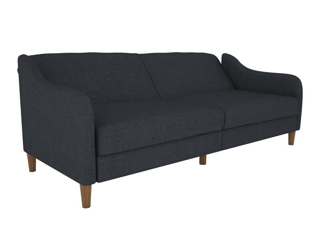 Разтегателен диван Tulsa 120 (Тъмно синьо)