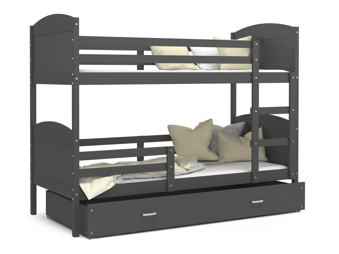 Двуетажно легло Aurora 102 (Сив)