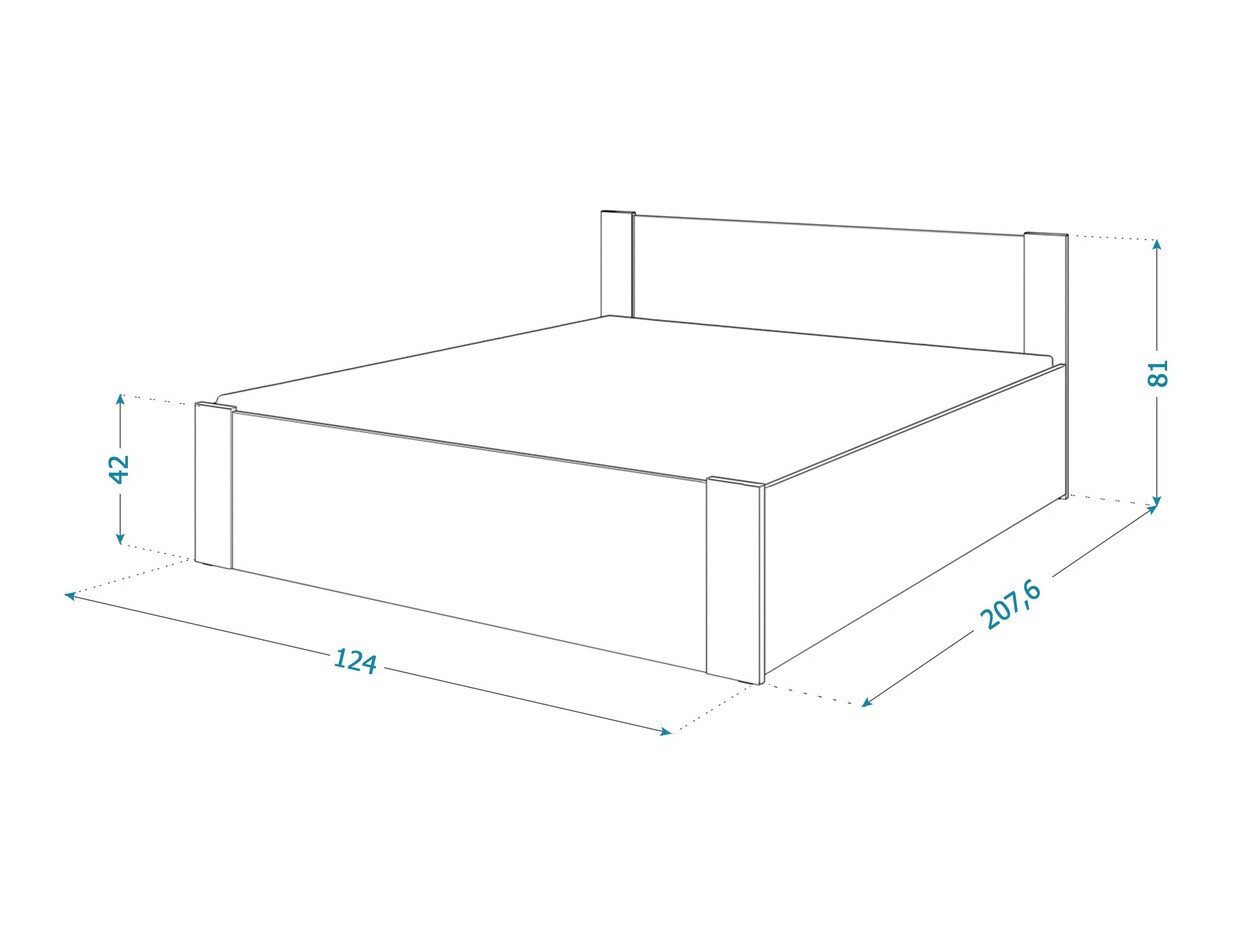 Легло Aurora 155 (Бял + Бор)