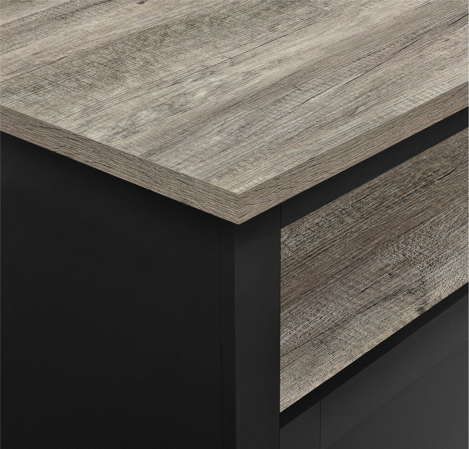 Масичка за кафе Tulsa 300 (Черен + Светлокафяво)