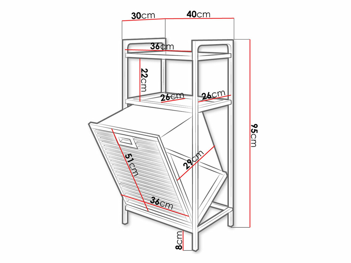 Шкаф за баня Structes