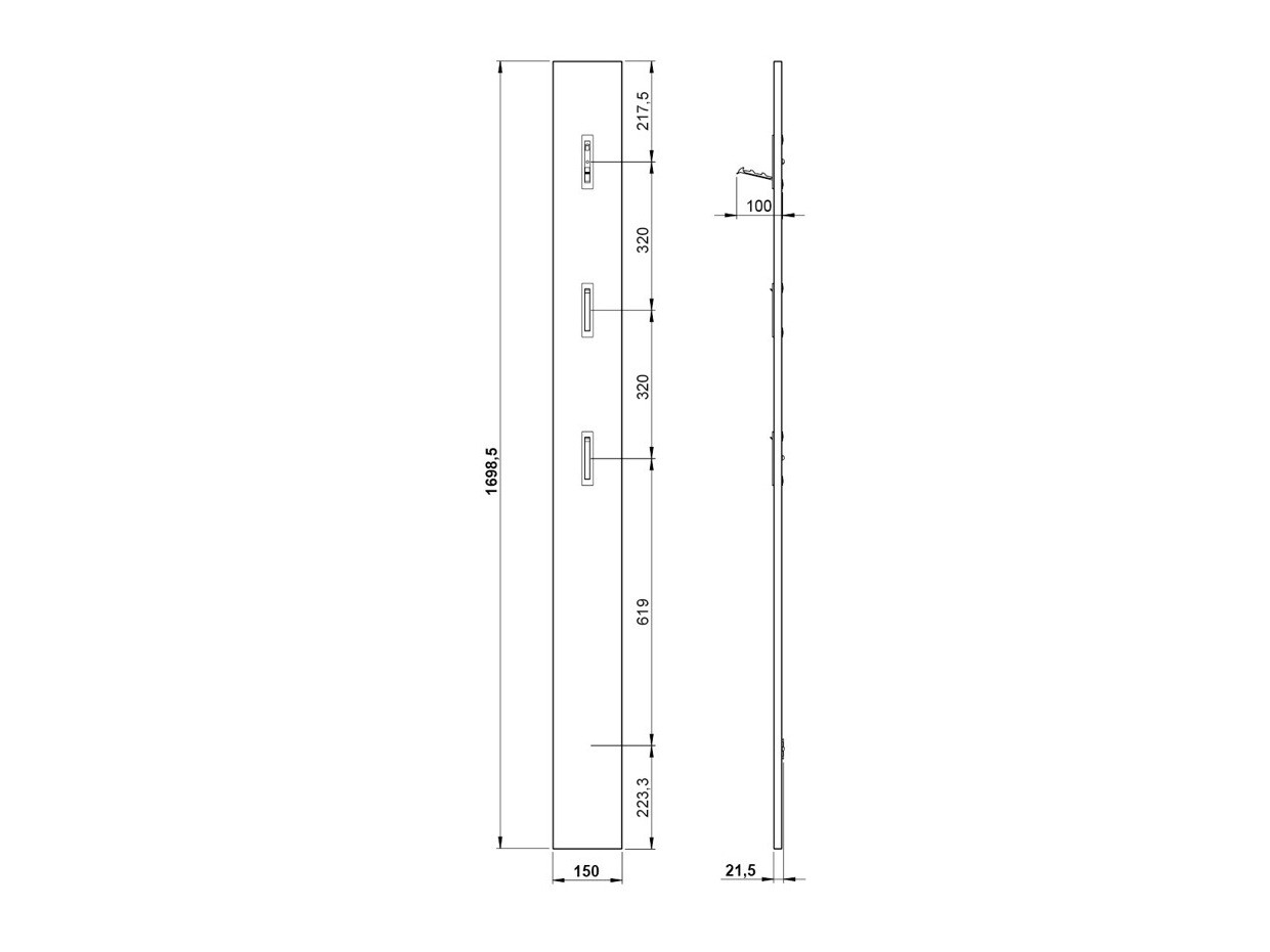 Закачалка Cirsale 100 (Бял)