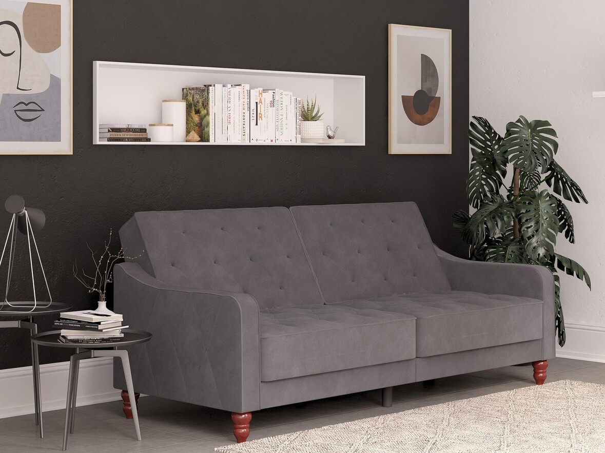 Разтегателен диван Novogratz 109 (Сив)