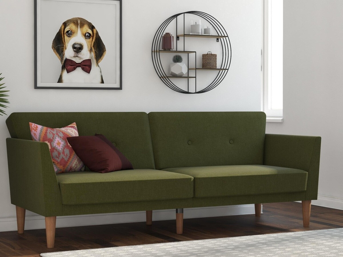 Разтегателен диван Novogratz 110 (Зелен)